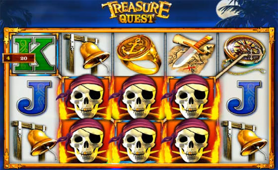 Screenshot von Treasure Hunt online