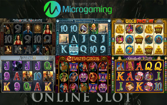 Verschiedene Microgaming Spieletitel