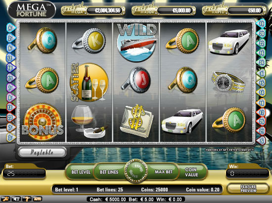 Mega Fortune Slot Machine